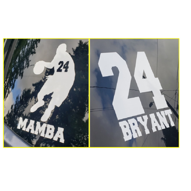 24 Kobe Bryant Sticker for Sale by MONLAGE