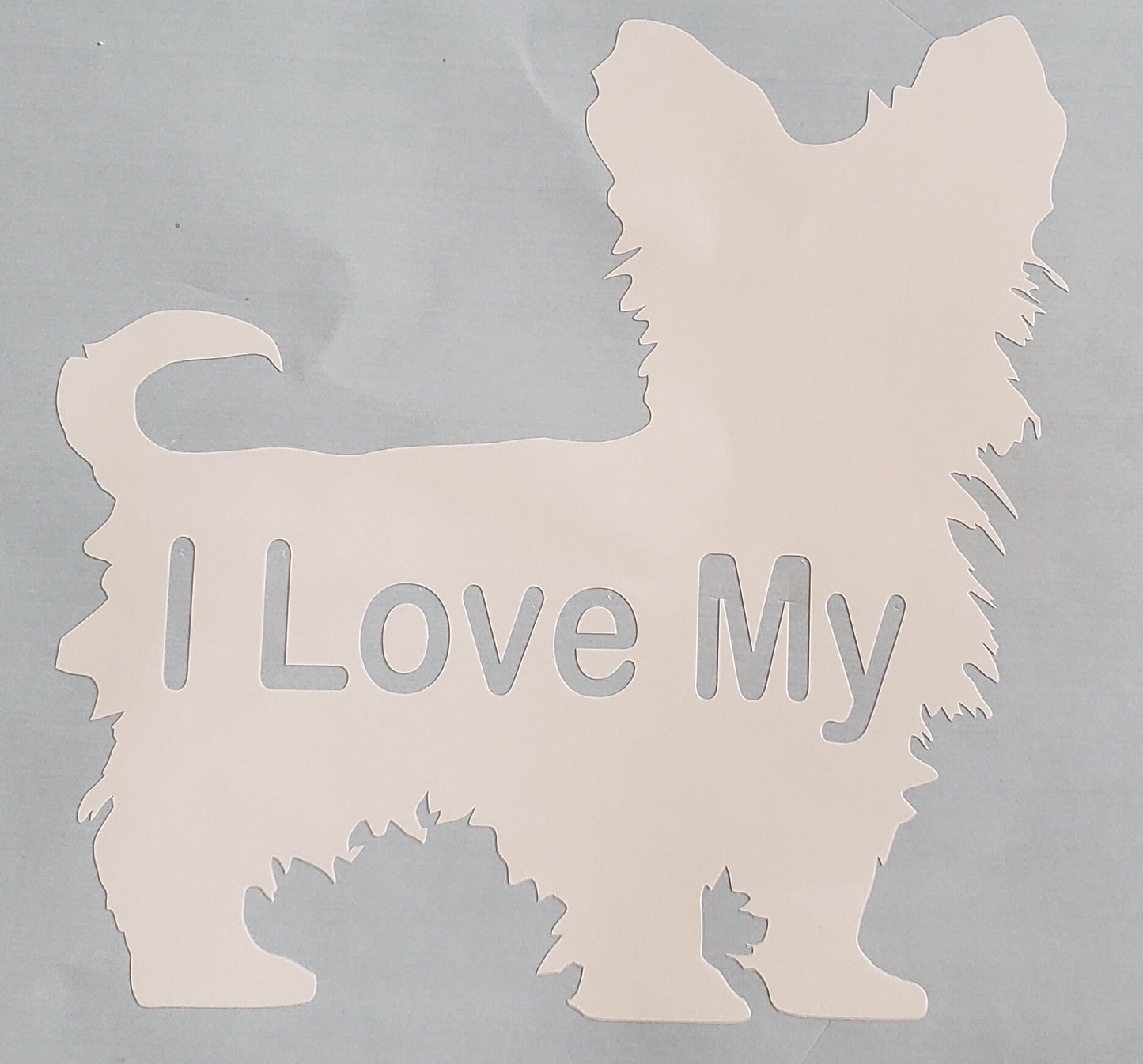 I Love My | Choose Your Dog Breed | Window Decal Sticker | Retriever, Terrier, Chihuaha, Pug, Lab, Bulldog, Poodle, Shepherd