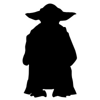 Star Wars Yoda Auto Decal